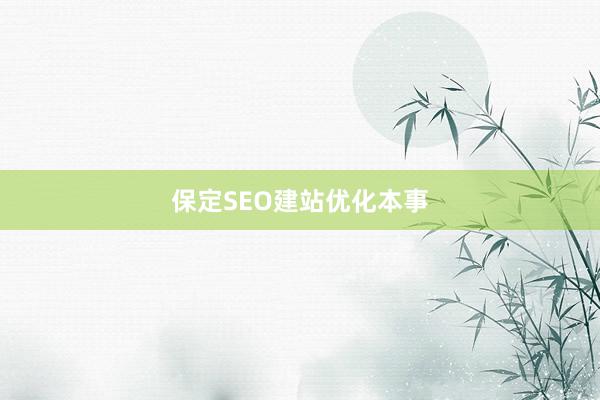 保定SEO建站优化本事